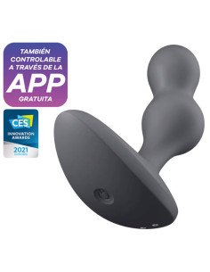 SATISFYER - APPLICATION DE PLUG VIBRANT DEEP DIVER GRIS