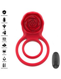 INTENSE - GAIL STIMULATEUR ROSE 10 VIBRATIONS ROUGE TELECOMMANDE