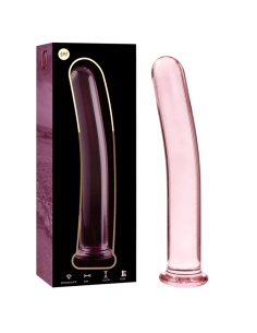 NEBULA SERIES BY IBIZA - MODÈLE 9 GODE EN VERRE BOROSILICATE ROSE 15.5 CM -O- 2.5 CM