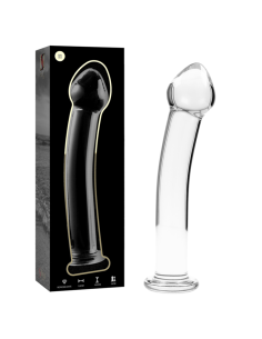 NEBULA SERIES BY IBIZA - MODÈLE 11 GODE EN VERRE BOROSILICATE CLAIR 16 CM -O- 3 CM