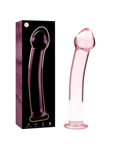 NEBULA SERIES BY IBIZA - MODÈLE 11 GODE EN VERRE BOROSILICATE ROSE 16 CM -O- 3 CM
