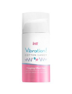 INTT - GEL VIBRATEUR LIQUIDE DE BARBE À PAPA PUISSANT STIMULANT INTIME 15 ML