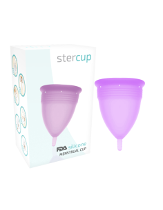 STERCUP - COUPE MENSTRUELLE EN SILICONE FDA LILAS - TAILLE S