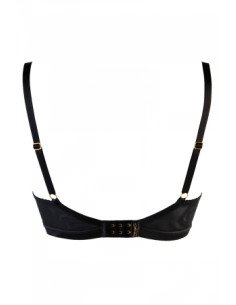Soutien-gorge tulle et dentelle noir V-10711 - Axami