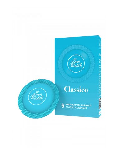 6 Préservatifs classiques Love Match