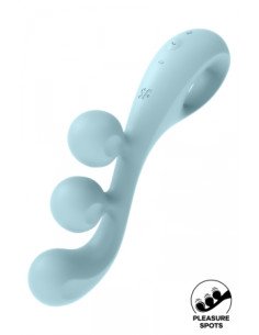 SATISFYER - VIBRATEUR MULTI TRI BALL 2 BLEU