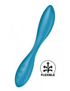 SATISFYER - VIBRATEUR MULTI G-SPOT FLEX 1 BLEU
