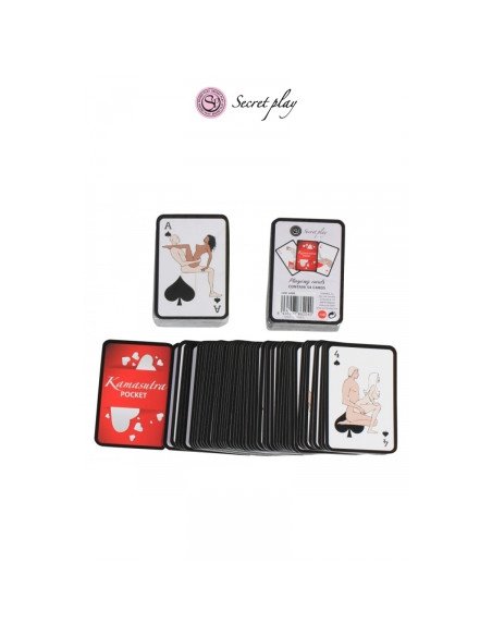 SECRETPLAY - CARTES À JOUER KAMASUTRA DE POCHE (ES/EN/PT/IT/FR/DE)